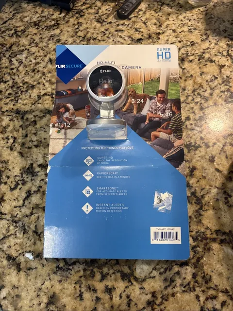 FLIR FX Wireless WiFi Security Camera 1080p Super HD NEW Sealed Damaged Box