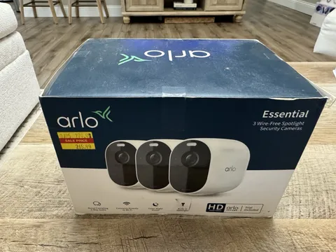 ARLO ESSENTIAL 3-WIRE-FREE SPOTLIGHT SECURITY CAMERAS VMC2330-100NAS - NOB