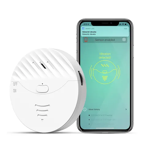 WiFi Door Window Alarm: Window Alarm,Vibration Sensors with 130dB Alarm and A...