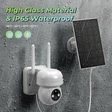Acelerar T1 Wi-Fi IP Camera Battery/Solar IP65 Motion Track Night Vision 2-Way