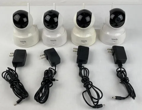 Tenvis TH661 Wireless Camera LOT of 4 *** PARTS ONLY *** B24