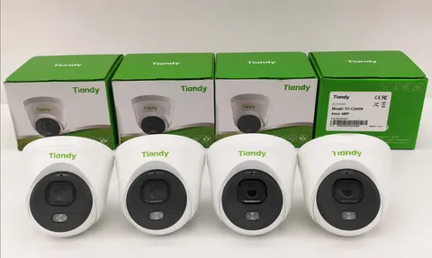 Tiandy TC-C34XN 4MP PoE Cameras Lot of 4 New