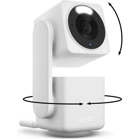 Wyze Cam Pan v4 4K Smart Security Camera, AI Indoor/Outdoor Camera with Color Ni