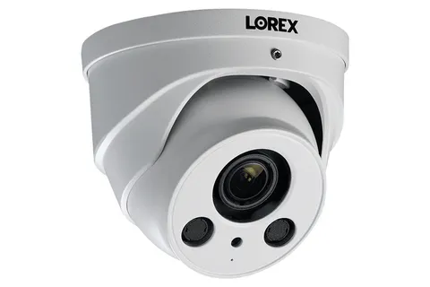 Lorex LNE8964AB 4K Ultra HD Motorized IP Dome Audio 4X Optical Zoom