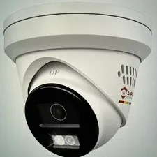 4K 8MP Turret PoE IP Active Outdoor Deterrent Camera, Alarm, Color night Vision
