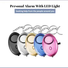 Keychain Personal Safety Alarm 130dB Loud Siren Self Defense Mini Security Alert