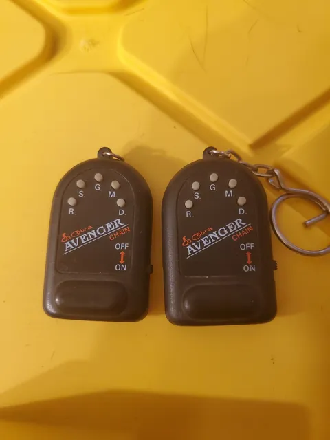 Vintage Cobra Avenger Noise Maker Toy/Personal Alarm Keychain. Both Working