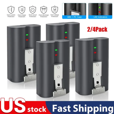2/4X Genuine Rechargeable Battery V4 Ring Video DoorBell 2, 3 Quick Release Nice