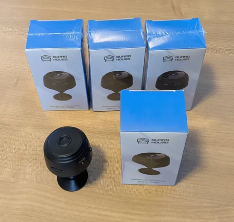 Guard House Security Camera 1080p HD Magnetic Mini Camera Lot Of 5, 3 New 2 Open