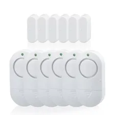 Door Window Alarm, 120 DB Window Chime Alarms for Home, White Door Alarms for...