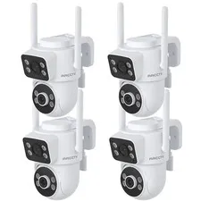 ARCCTV 4MP Dual Lens Security Camera System Wireless Home Pan/Tilt Night Vision