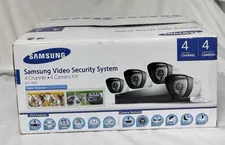 New Samsung SDS-P3042  4 Channel 4 Camera Video Security System Kit Remote View