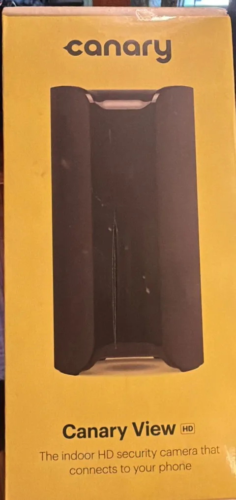 Canary View Indoor 1080p Wi-Fi Home Security Camera - Black - NEW SEALED 