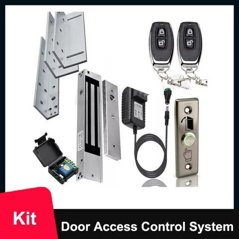 Kit Access Control System, door entry Electric Magnetic Lock 600LB + l z bracket