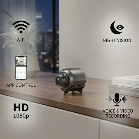 HD 1080P Mini WiFi Camera Wireless Home Security Cam Remote View Night Vision