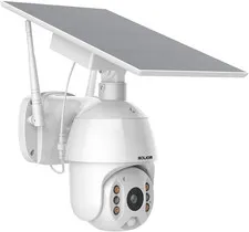 Solar Powered Security Camera Outdoor Wireless, 360 Pan Tilt Wifi Camera with Co