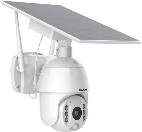 Solar Powered Security Camera Outdoor Wireless, 360 Pan Tilt Wifi Camera with Co