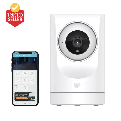 (2 Pack)  Purrsight 360° Smart Pet Camera, 1080P HD, Wireless, 2-Way Audio