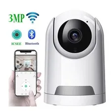 3MP ICSEE PTZ Camera Human Detect Auto Tracking Surveillance Cameras Two Way 