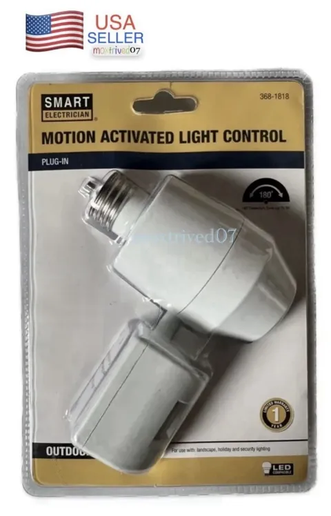 Outdoor Motion Detection Activated Light Control for Medium Base up to 150W Bulb