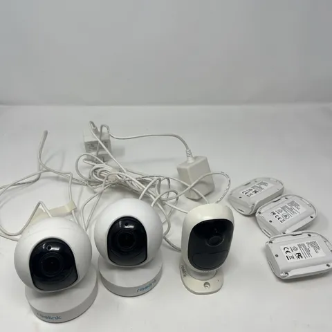 Reolink E1 Zoom Indoor Camera X 2 + Argus 2 Camera Lot