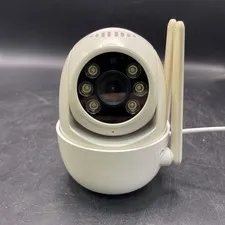 Merkury Smart MI-CW059-199W Outdoor Auto-Follow Camera, Wi-Fi PTZ Cam FOR PARTS!