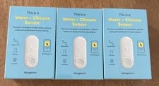 3X Kangaroo A0004 Water Leak Detector WiFi Home Security System Lot Of 3 Sealed