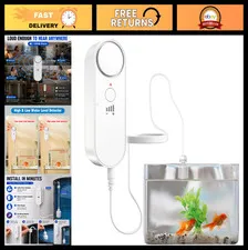 High/Low Water Level Sensor Alarm 100dB for Sump Pump, 78" Cable, Battery Operat