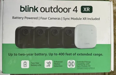 Blink Outdoor 4 XR Four Camera System w/Sync Module XR BRAND NEW Factory Sealed