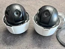 Lot of 2 Axis P5635-E Dome PoE Network Cameras - DEAD for Parts/Repair