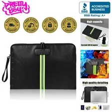A4 Fireproof Waterproof Bag with Digital Lock – Secure Your Valuables