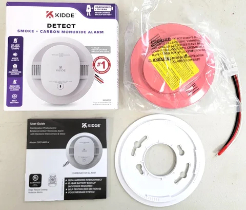 Kidde Smoke & Carbon Monoxide Detector w/ Interconnected Alarm Voice Alerts NEW