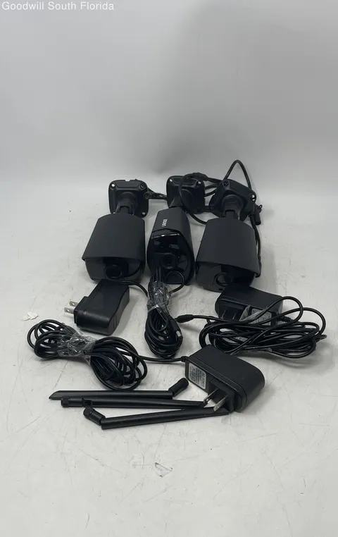 Jooan Black 1080p Outdoor Wi-Fi Bullet Style Security Camera System Not Tested
