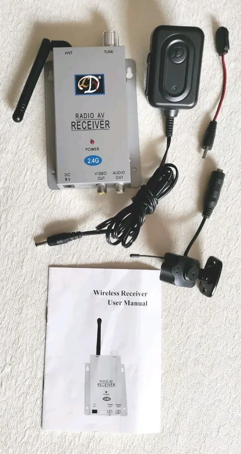 LYD Radio AV Receiver & Camera Wireless 2.4G 9V Audio Video