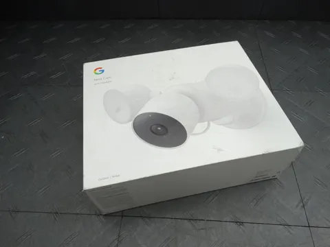 Google Nest Cam with Floodlight Wired Outdoor Smart Home Security Camera