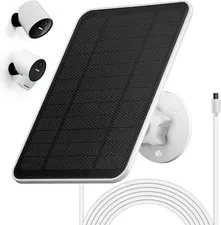Solar Panel Compatible with SimpliSafe Outdoor Security Camera, Waterproof 4W 5V