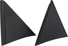Front Door Upper Trim Panel Triangle Cover (Pair) Compatible with 2007-2013 Chev