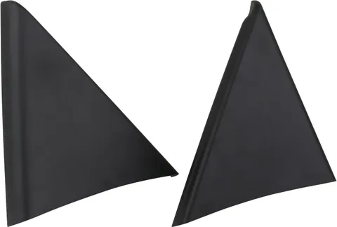 Front Door Upper Trim Panel Triangle Cover (Pair) Compatible with 2007-2013 Chev