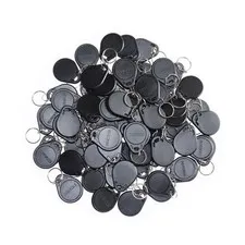100PCS 125KHz RFID Key Fob Contactless Keyfob Proximity ID Card Token Tag Key...