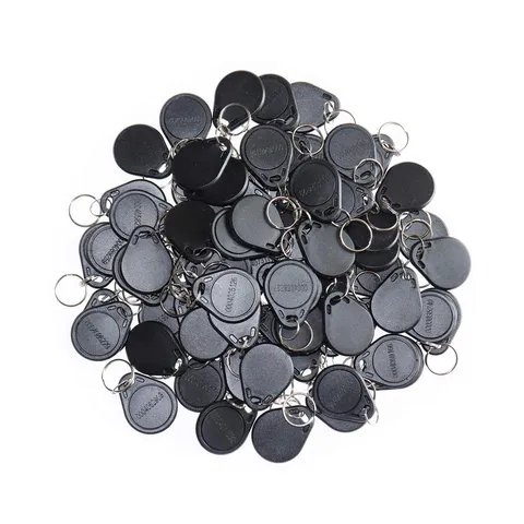 100PCS 125KHz RFID Key Fob Contactless Keyfob Proximity ID Card Token Tag Key...
