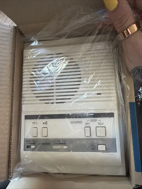 AIPHONE LEF-1C Semi-Flush Mount Open Voice Sub-Master Intercom with Door-Release