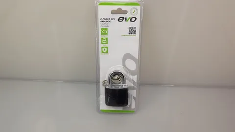 NEW EVO E-FORCE KEY PADLOCK LOCK-WEATHERPROOF Padlock HEAVY DUTY