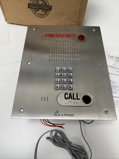Talk-A-Phone ETP-400K Intercom Call Assistance Access Door Emergency  Open Box