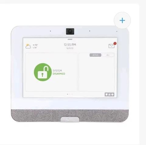 Johnson Controls IQ Panel 4 Touchscreen Wi-Fi Bluetooth Camera Alarm