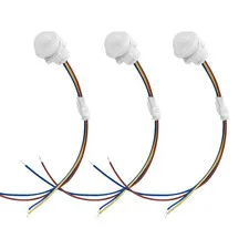 3 Packs Motion Sensor Light Switch, PIR Sensor Smart Detection Switch, 85-265V 4