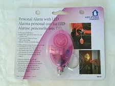 Helping Hand Personal Alarm and LED Light with Keychain