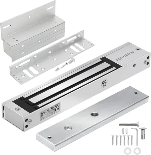 Cerradura magnética eléctrica 280KG 12V puerta control acceso ZL