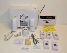Vinker Wireless Alarm System Model T-01A No power supply, untested repair parts