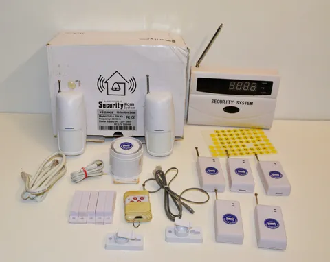 Vinker Wireless Alarm System Model T-01A No power supply, untested repair parts