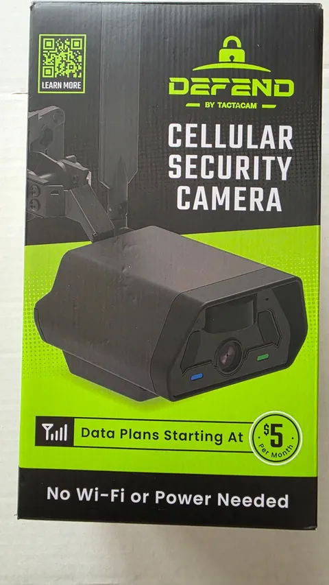 Tactacam Defend Cam Gen 1 Cellular Security Camera and Solar Panel
